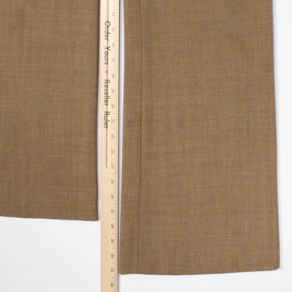 St. John Collection Beige Wide Leg Flare Pants Pockets Lagenlook Women Size 6 - Picture 6 of 8